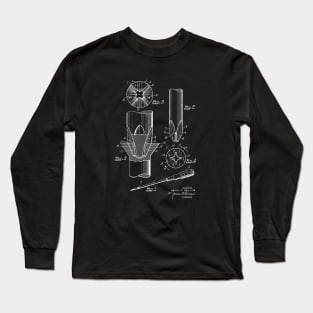 Screwdriver Vintage Patent Drawing Long Sleeve T-Shirt